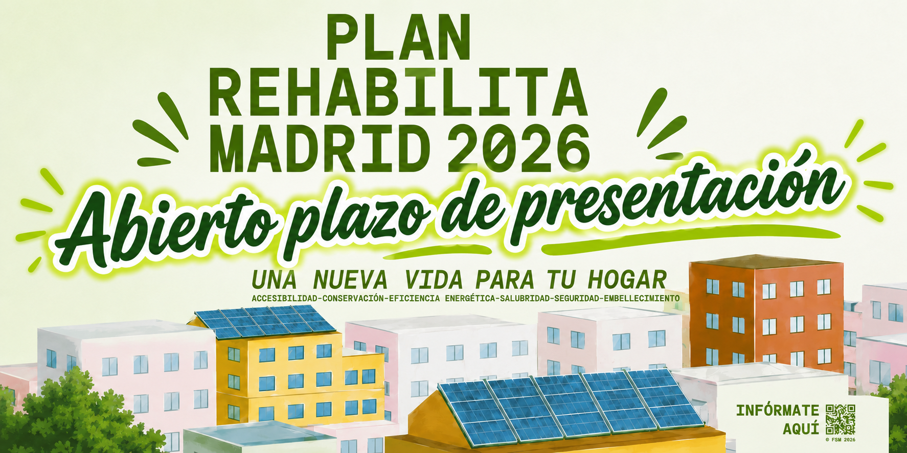 Plan Rehabilita Madrid 2026: Abierto plazo de presentación
